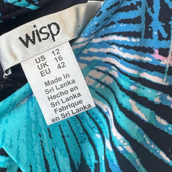 Wisp Sleeveless Fit & Flare Dress – Tropical Print - Picture 4 of 4